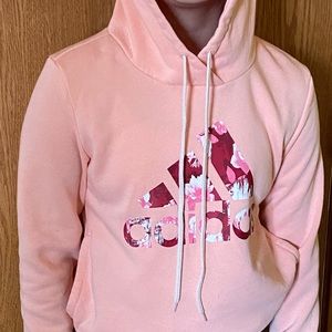 Adidas pink Hoodies kids  girl 10-12 women XS